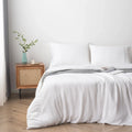 Bamboo Quilt Cover in White