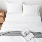 Bamboo Quilt Cover in White