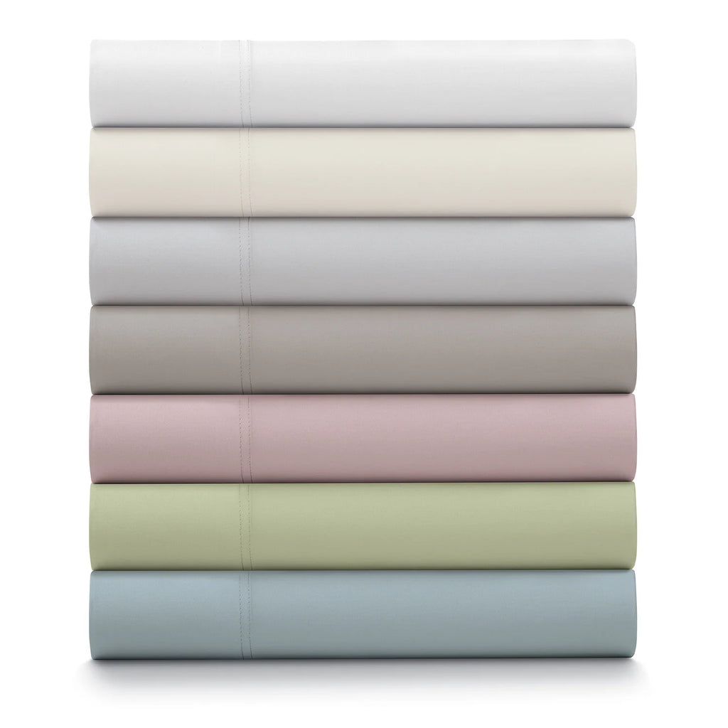 Bamboo Sheet Set with Fitted and Flat Sheets, Envelope Pillowcases, Seven Colors and Four Bed Sizes