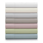 Bamboo Sheet Set with Fitted and Flat Sheets, Envelope Pillowcases, Seven Colors and Four Bed Sizes
