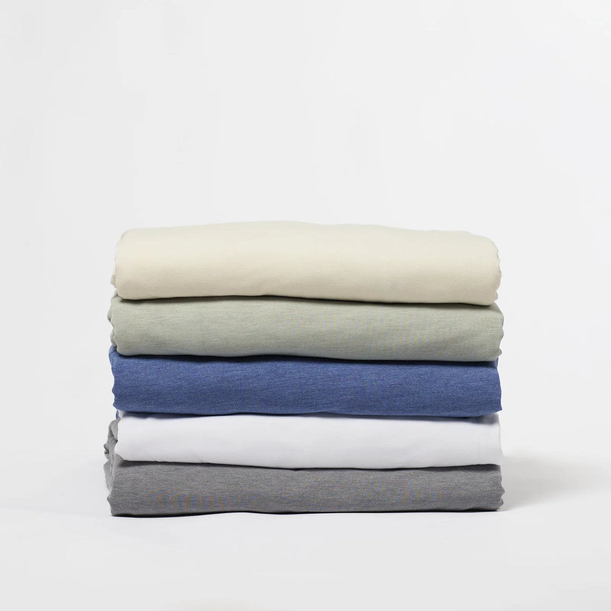 Bamboo Stretch Knit Sheet Set with Breathable Softness, Secure Corner Bands, and Adjustable Bed Fit in Multiple Sizes