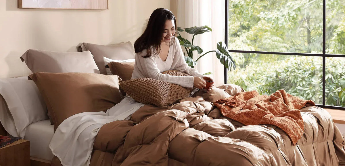 Bamboo Viscose Pillow Shams Set of 2