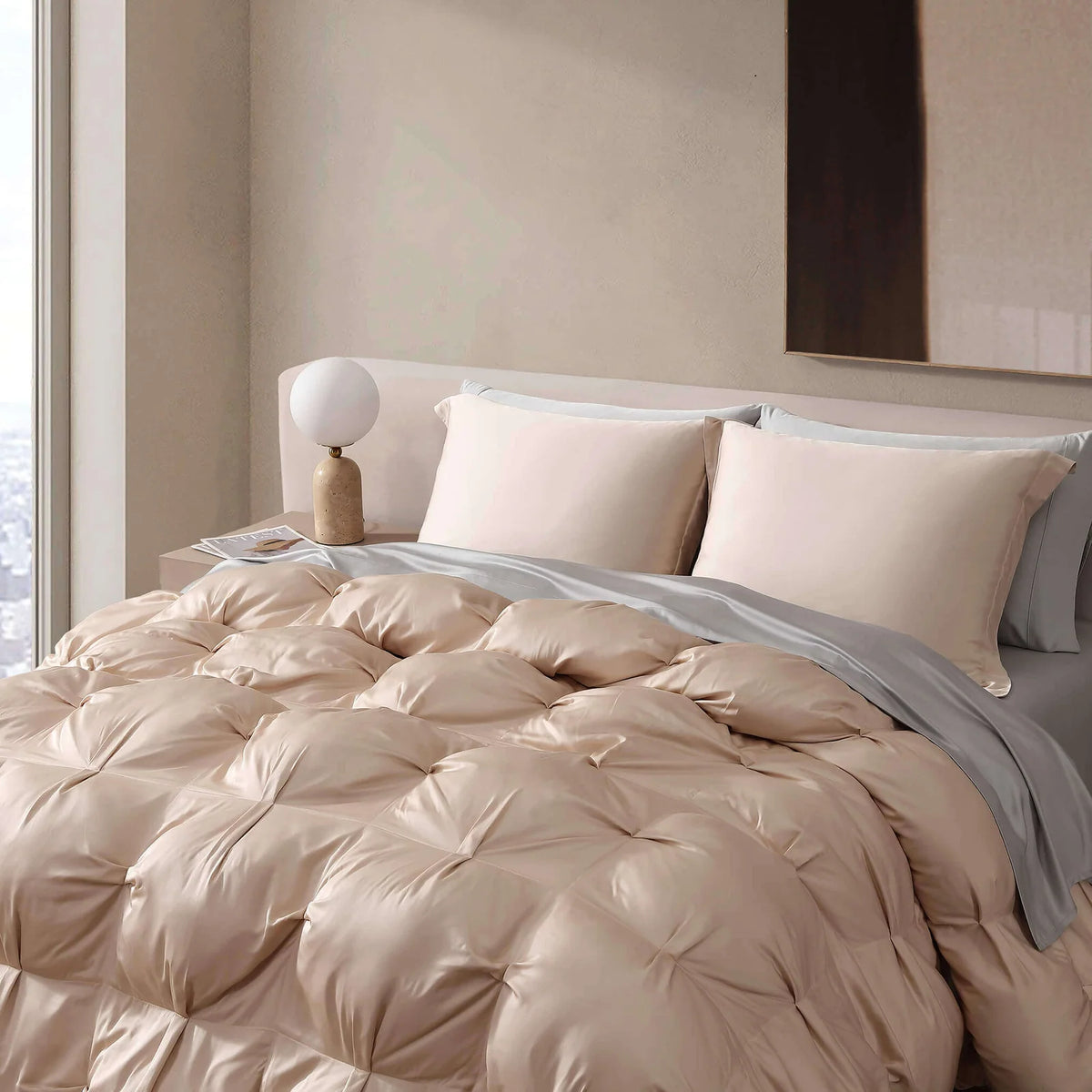 Bamboo Viscose Pillow Shams Set of 2