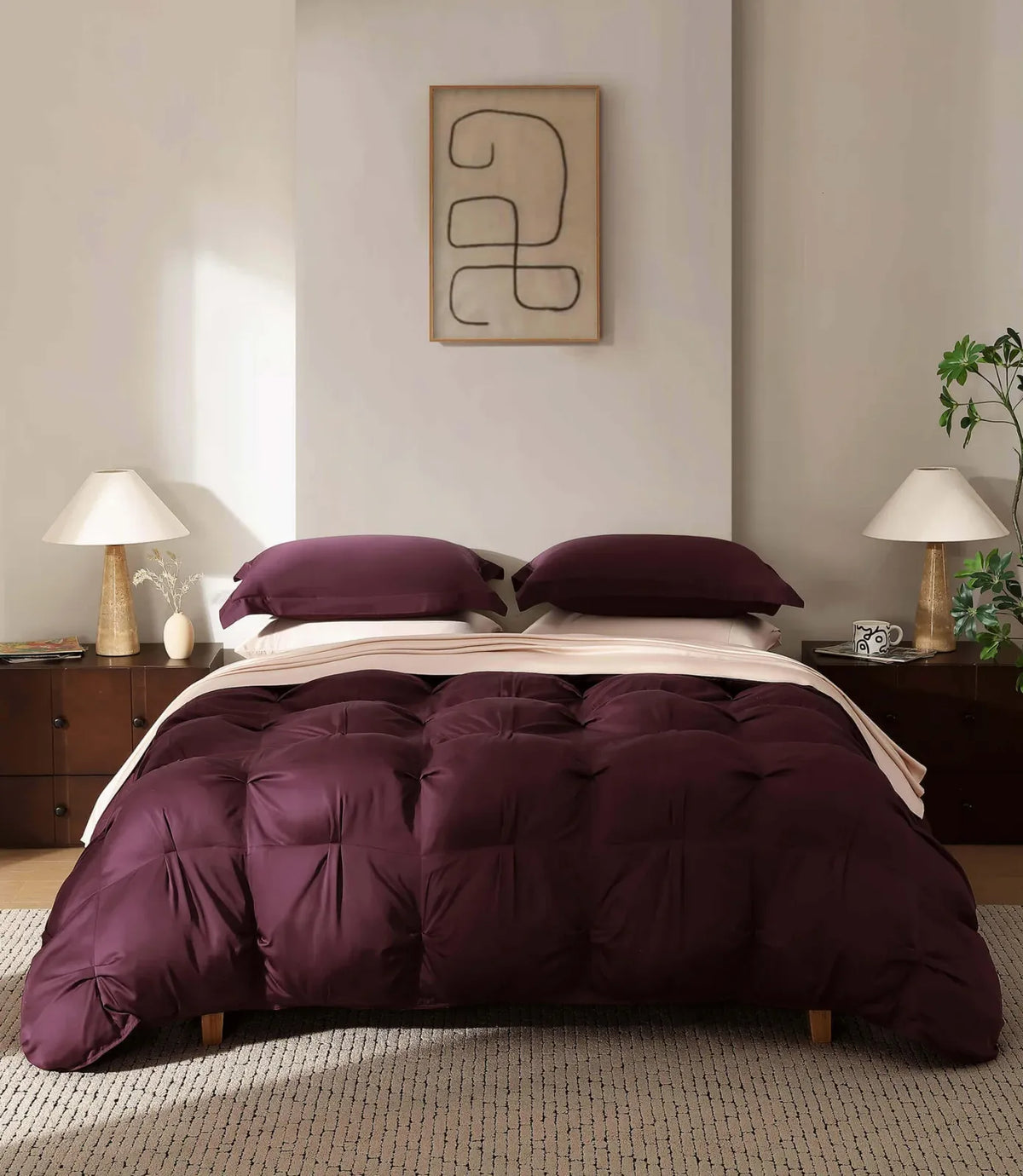 Bamboo Viscose Pillow Shams Set of 2