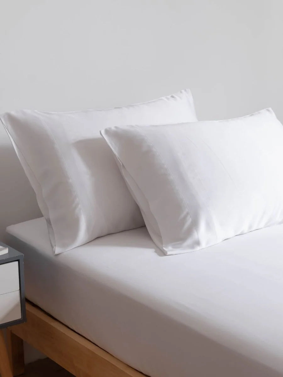 Bamboo Viscose Pillowcase Set with 400 Thread Count Sateen Weave and Envelope Closure · bamboo pillowcase set