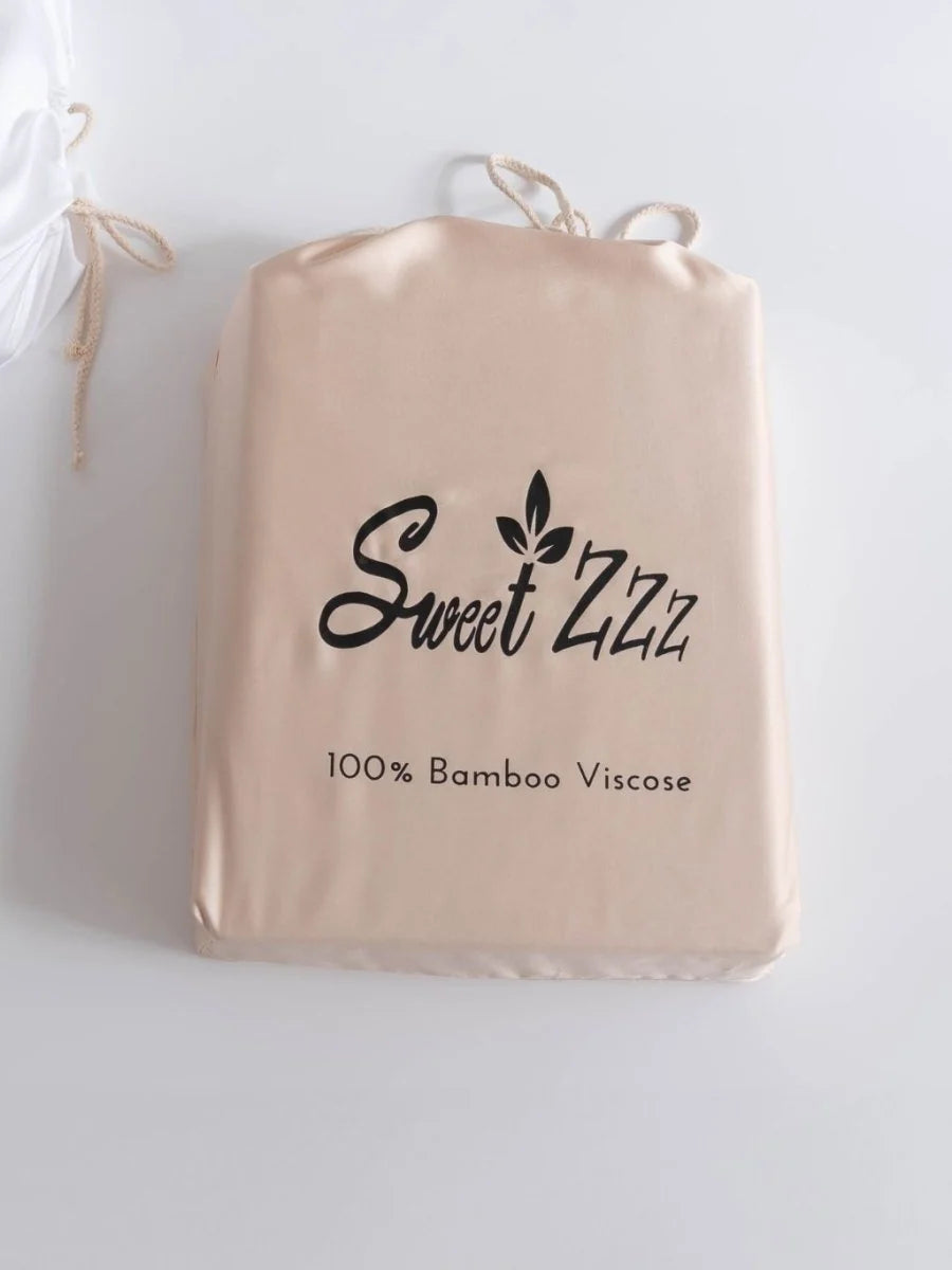 Bamboo Viscose Pillowcase Set with 400 Thread Count Sateen Weave and Envelope Closure · bamboo pillowcase set