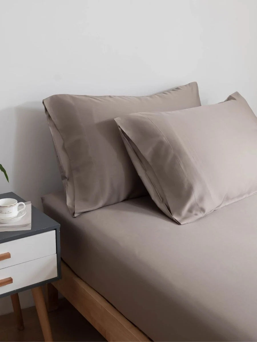 Bamboo Viscose Pillowcase Set with 400 Thread Count Sateen Weave and Envelope Closure · bamboo pillowcase set