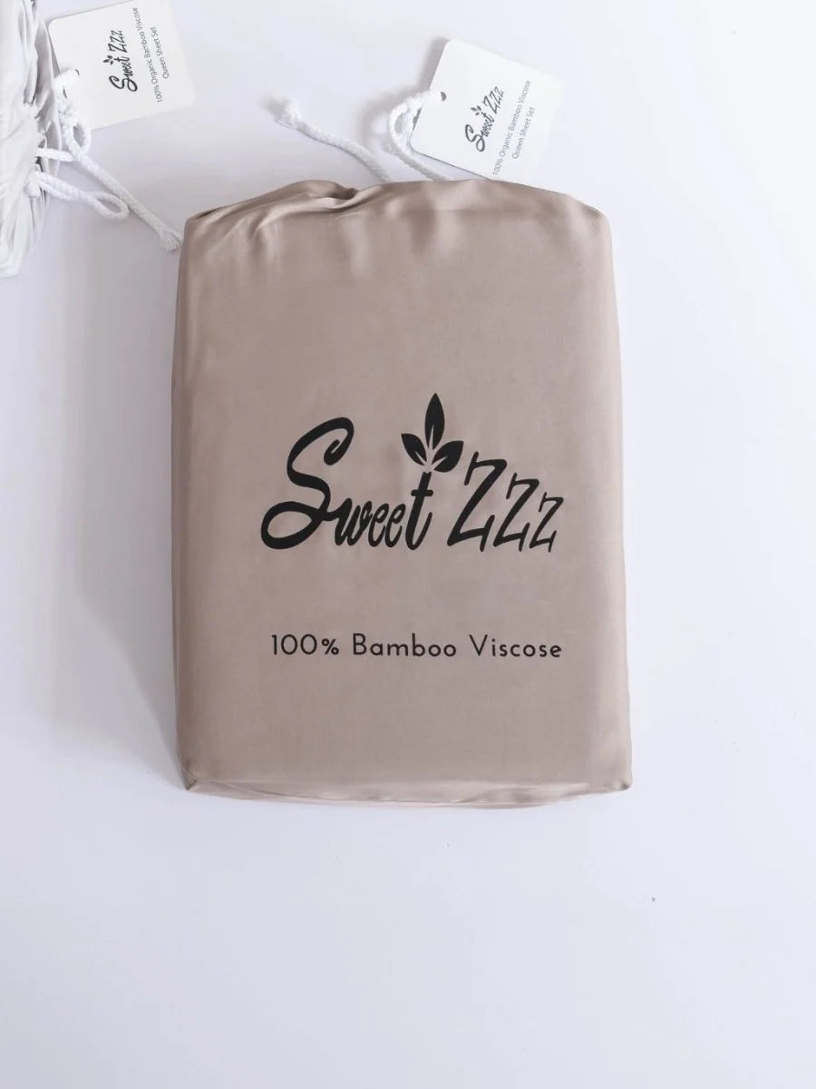 Bamboo Viscose Pillowcase Set with 400 Thread Count Sateen Weave and Envelope Closure · bamboo pillowcase set