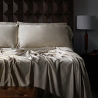 Bamboo Viscose Sheet Set for a Soft Sleeping Surface and Temperature Regulation in Thirteen Colors