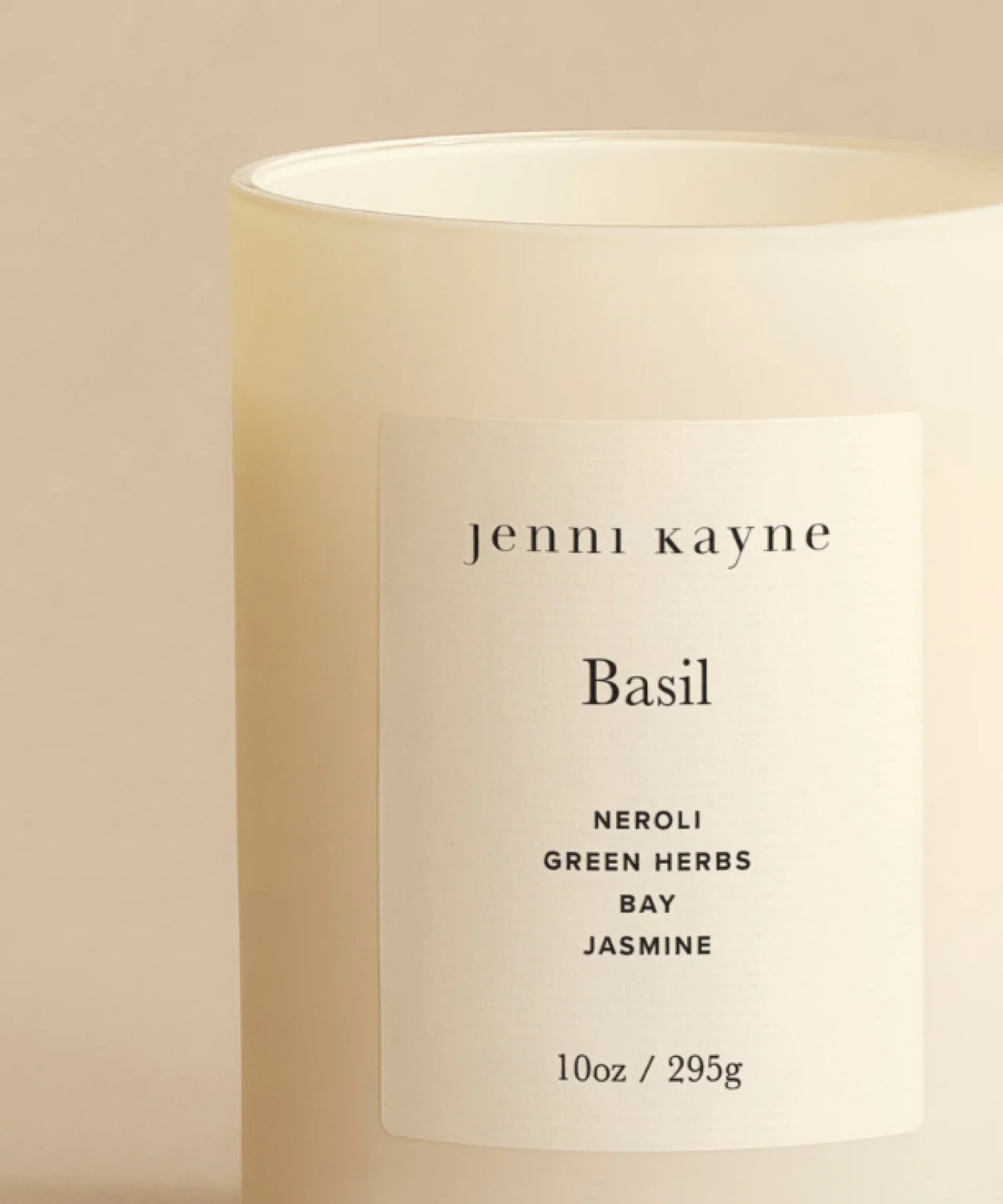 Basil Glass Candle