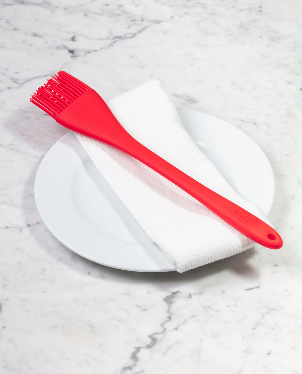 Basting Brush with Flexible Silicone Bristles, Zig-Zag Liquid-Catching Flaps and 425°F Heat Resistance