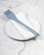 Basting Brush with Flexible Silicone Bristles, Zig-Zag Liquid-Catching Flaps and 425°F Heat Resistance