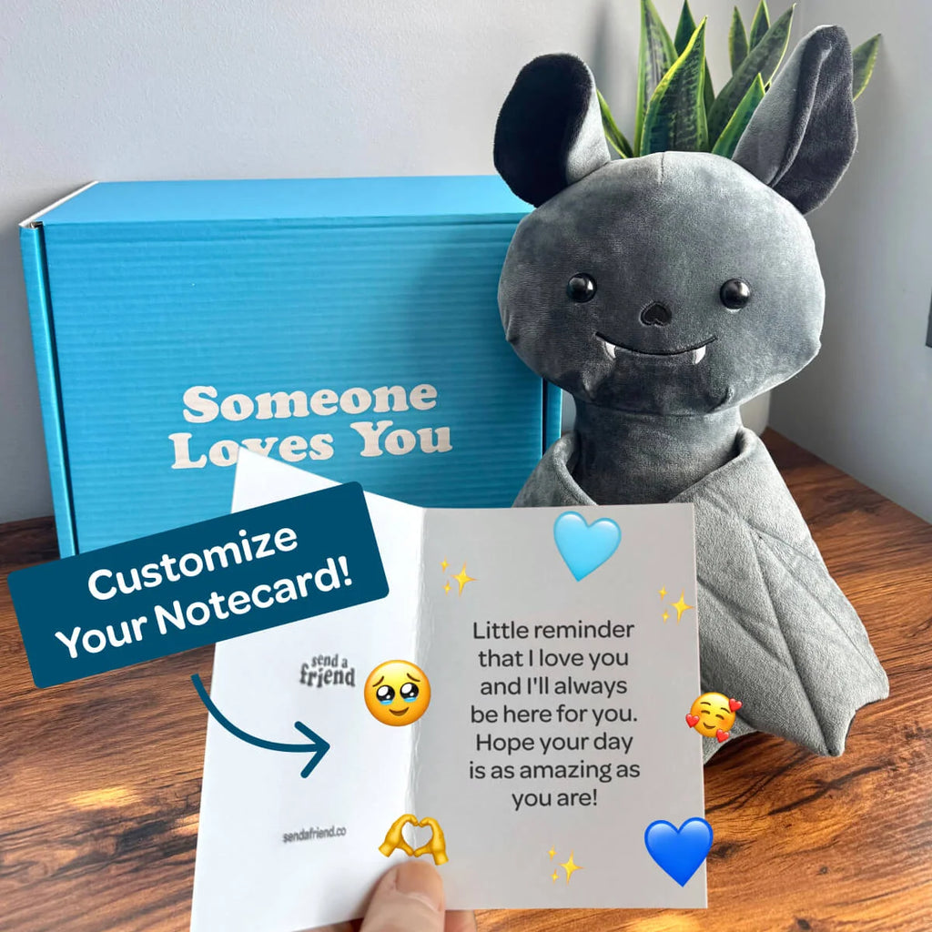 Bat Plush Stuffed Animal, Jumbo Soft Companion for Gifting, Hanging Out and Everyday Cuddles