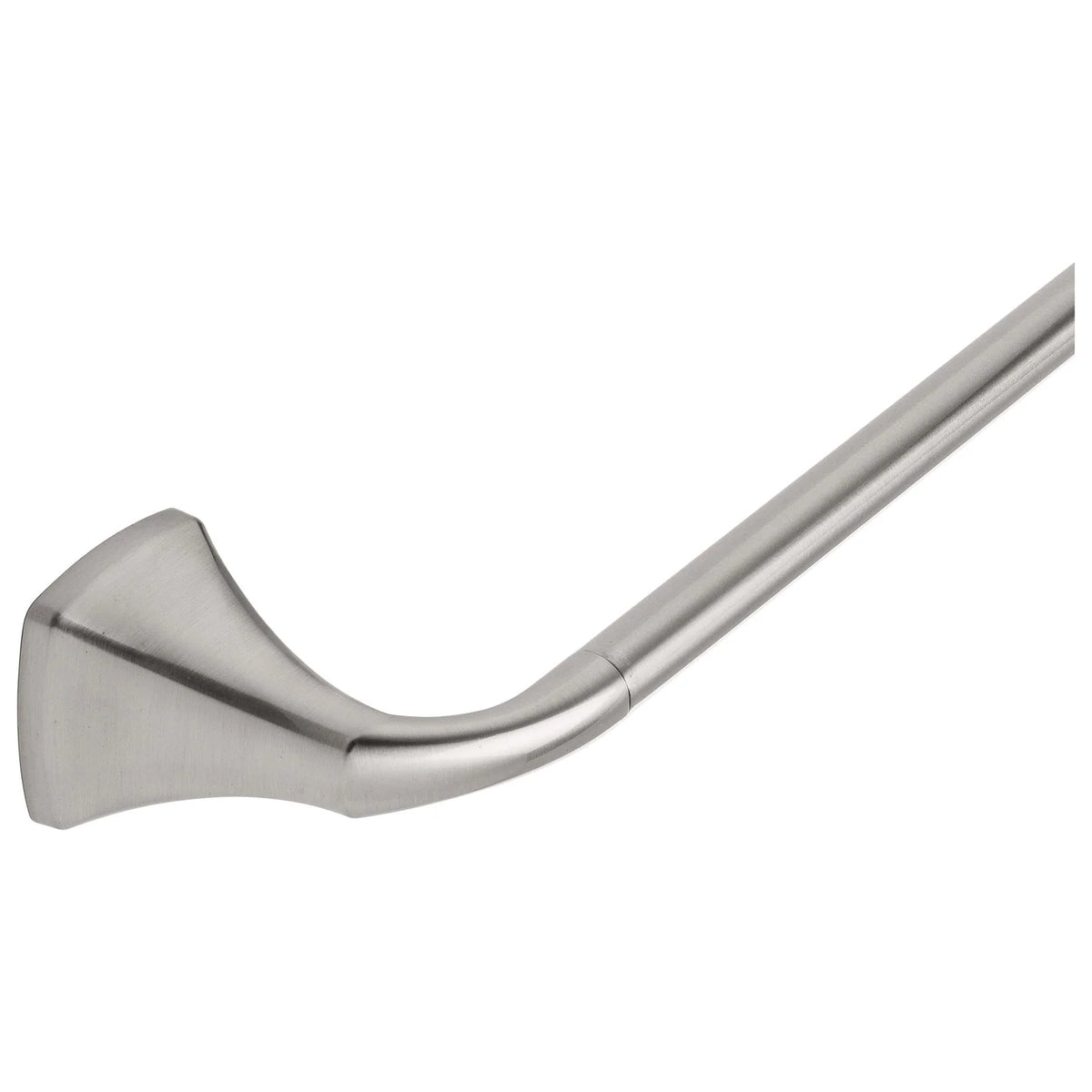 Bathroom Towel Bar in Satin Nickel, 24-Inch Contemporary Design