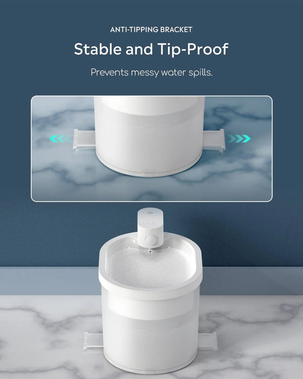 Battery-Operated Cat Water Fountain