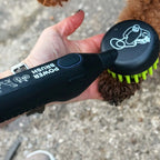 Battery-Powered Cleaning Brush with Gentle Water Flow, Interchangeable Heads and Type-C Charging for Pet and Outdoor Washi