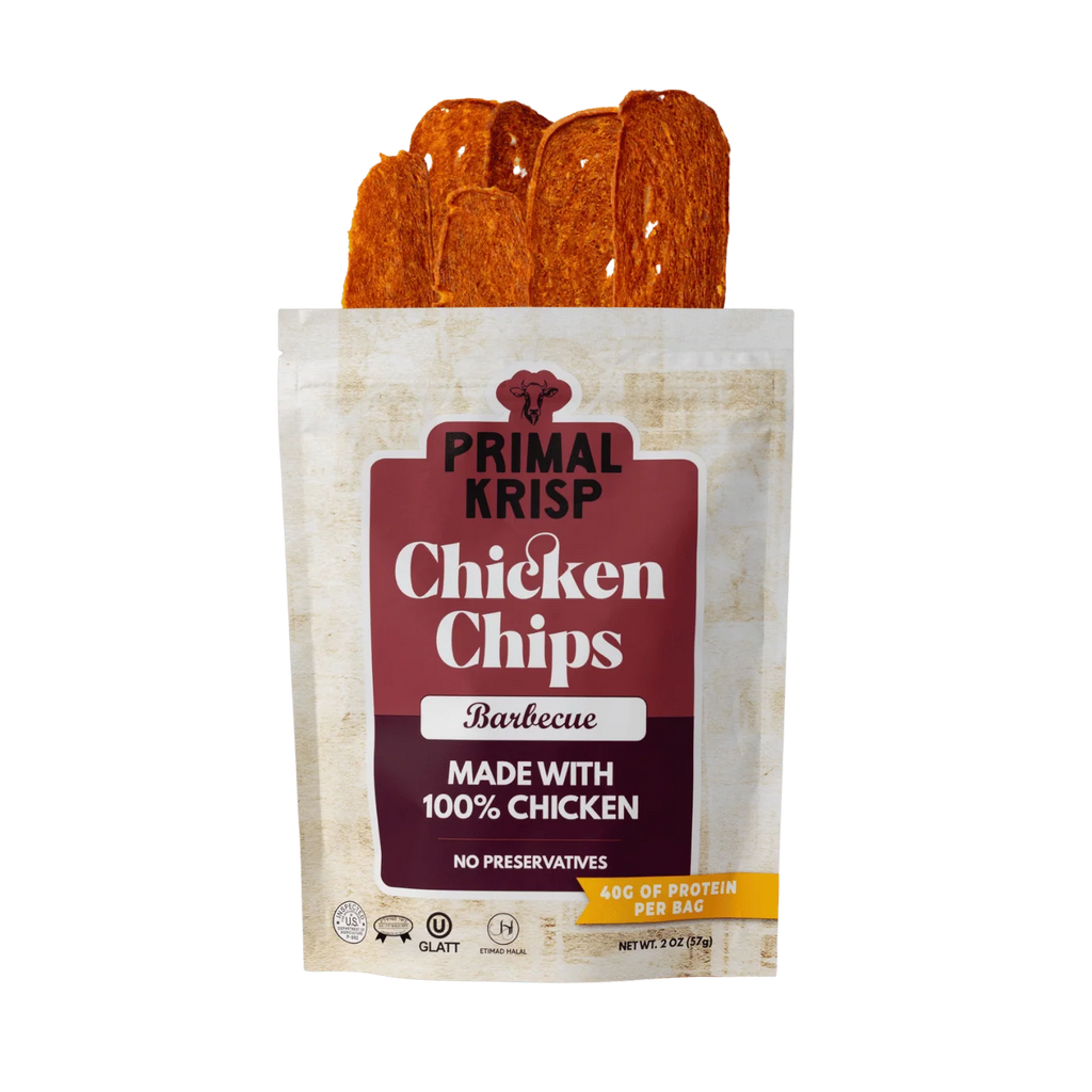 BBQ Chicken Chips with a Smoky Savory Crunch, Zero Sugar and No Preservatives in 2 oz Packs