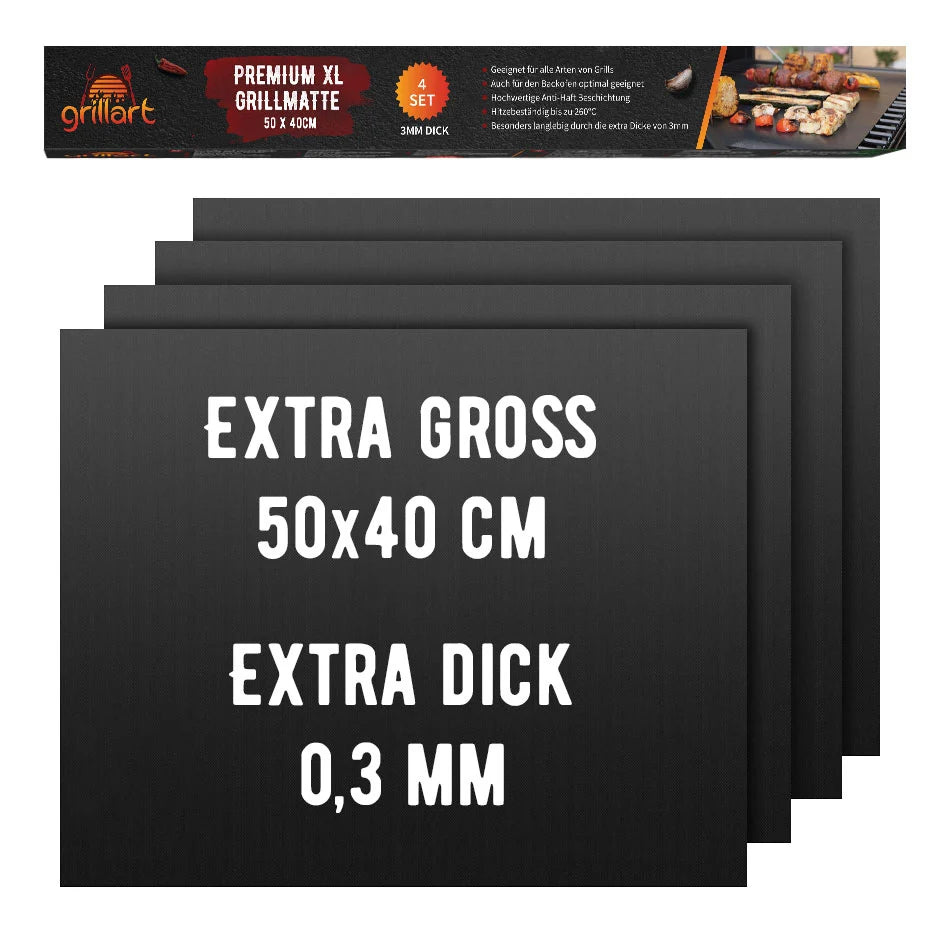 BBQ Grill Mat Set of 4