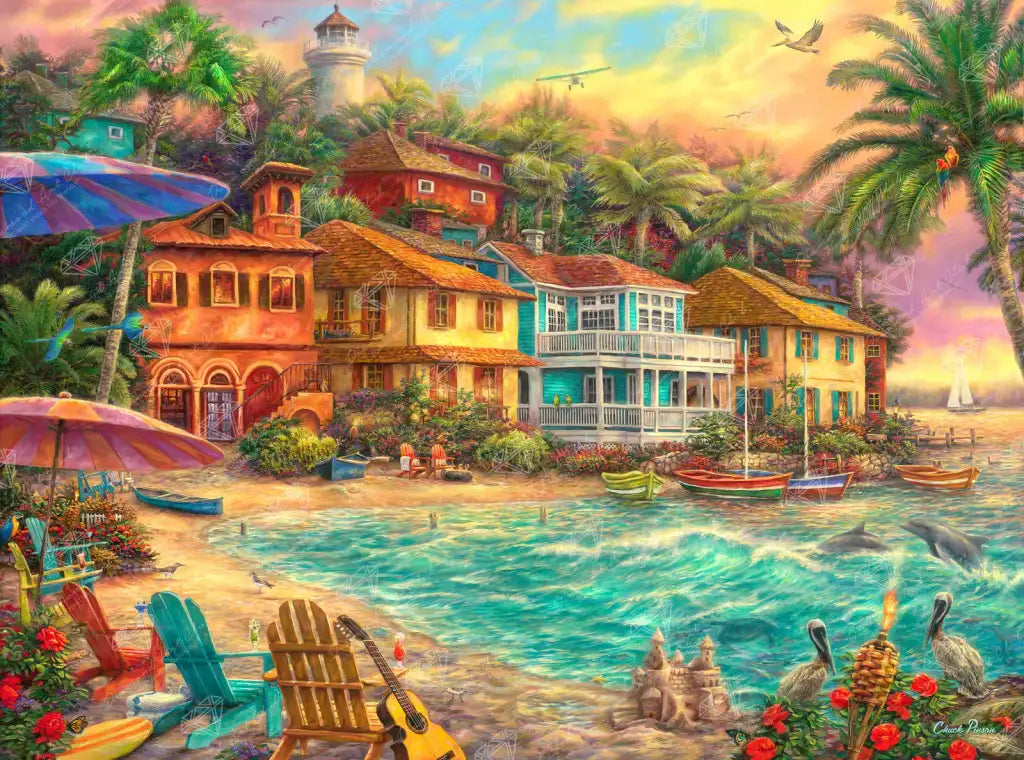 Beach Cove Diamond Painting Kit