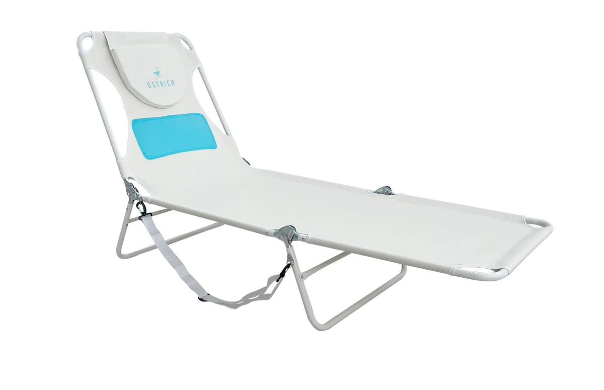 Beach Lounge Chair, White