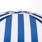 Beach Umbrella with Lightweight Aluminum Pole, Spacious Canopy and Coastal Stripe or Tiki Designs