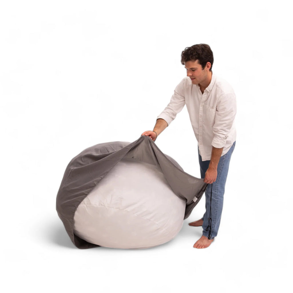 Bean Bag Cover for Between-Layer Protection, Water Resistant for Up to 12 Hours with a Drawstring Closure