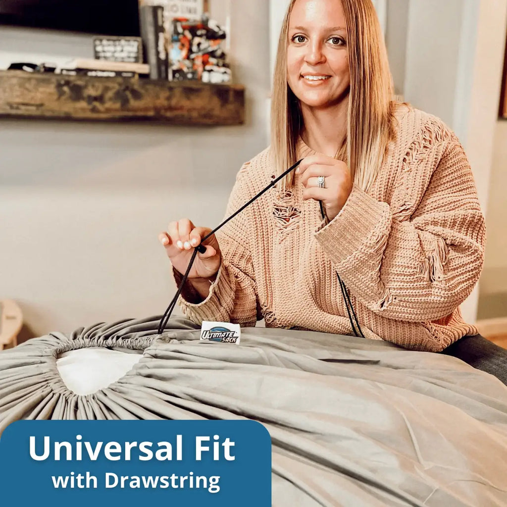 Bean Bag Cover for Between-Layer Protection, Water Resistant for Up to 12 Hours with a Drawstring Closure