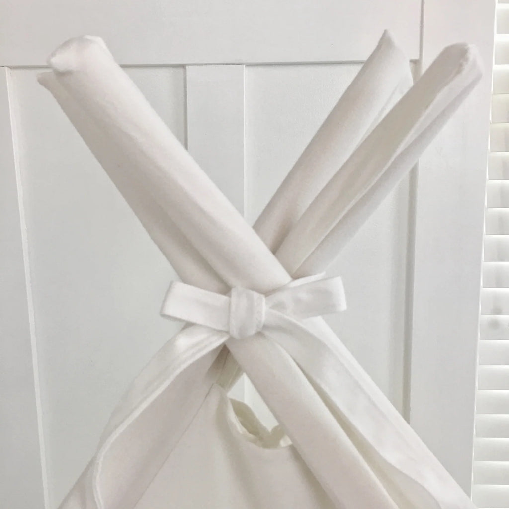 Bed Canopy Play Tent in Cream Cotton Canvas