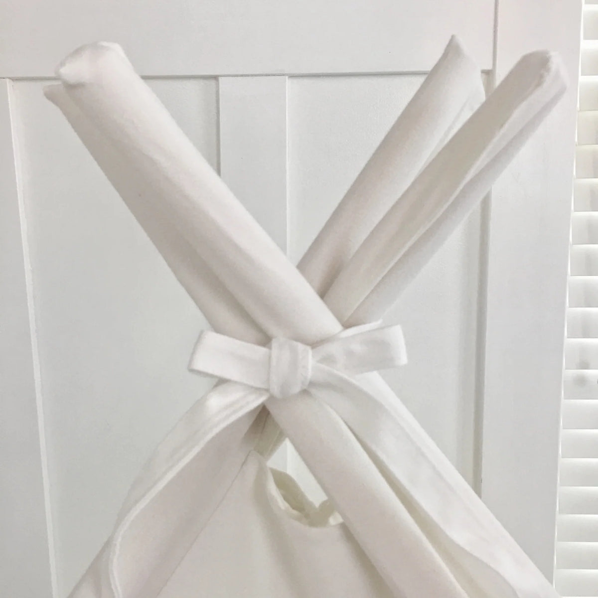 Bed Canopy Play Tent in Cream Cotton Canvas