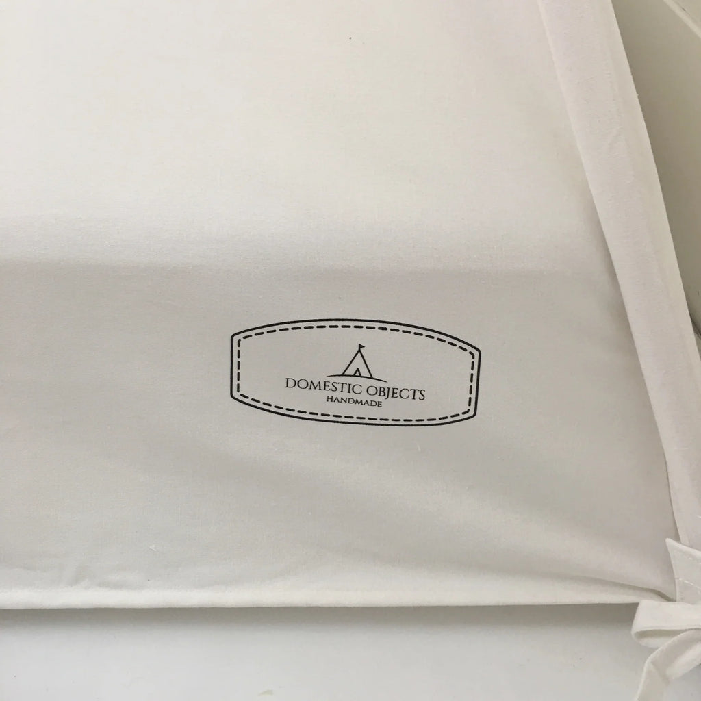Bed Canopy Play Tent in Cream Cotton Canvas