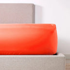 Bed Sheet Set with Fitted Sheet, Flat Sheet and Envelope Pillowcases in Twin to Split King Sizes