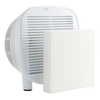 Bedroom Air Purifier with Pleated HEPA Media, Remote Control, Seven Fan Speeds and 293 ft² Cleaning Coverage