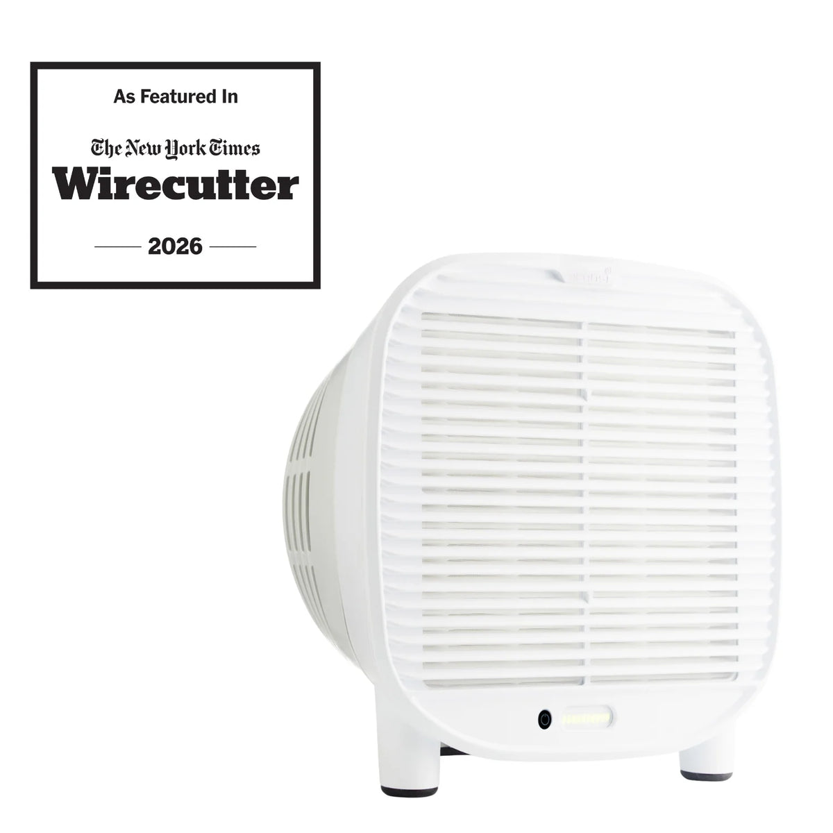 Bedroom Air Purifier with Pleated HEPA Media, Remote Control, Seven Fan Speeds and 293 ft² Cleaning Coverage