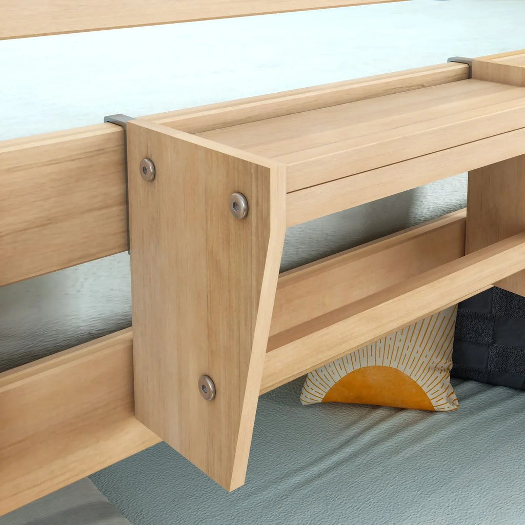 Bedside Tray in Solid Pine Wood