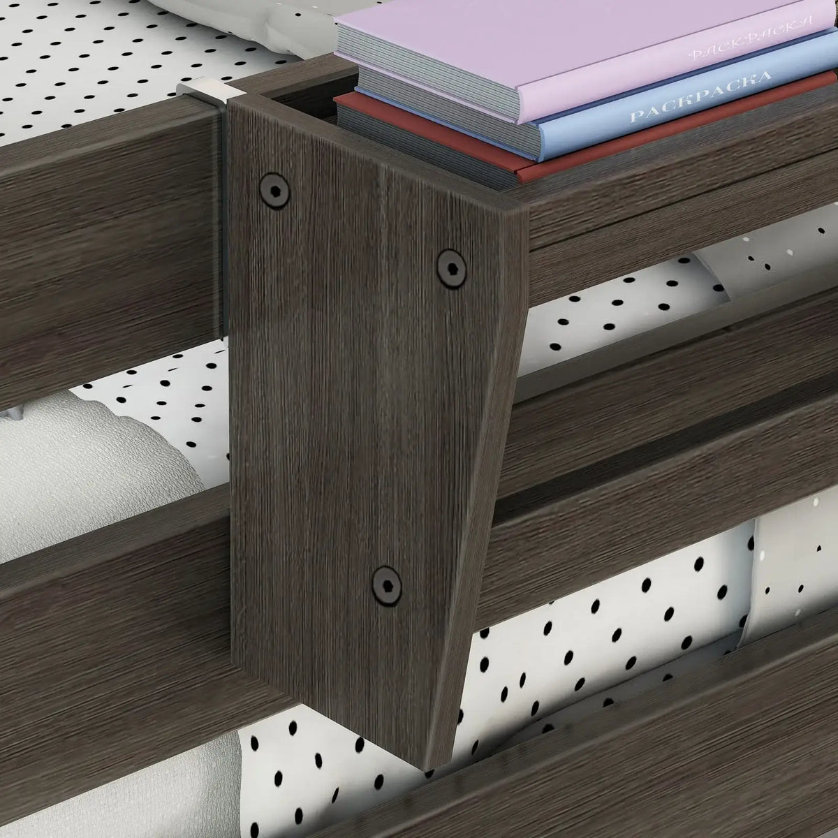 Bedside Tray in Solid Pine Wood