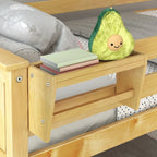 Bedside Tray in Solid Pine Wood, Natural