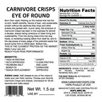 Beef Eye of Round Crisps from Grass-Fed and Finished Beef,