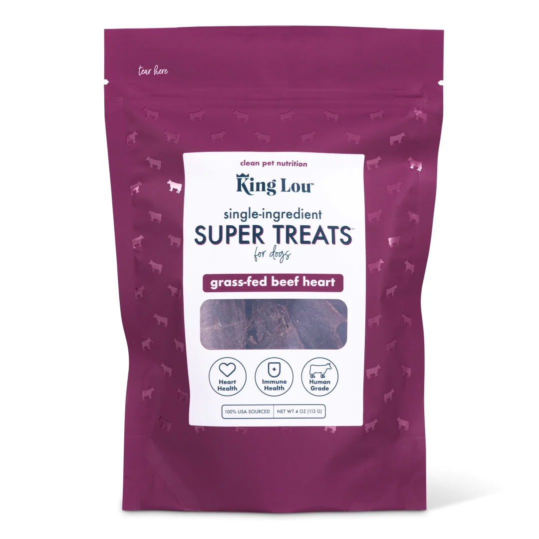 Beef Heart Jerky Dog Treats, Single-Ingredient Grass-Fed