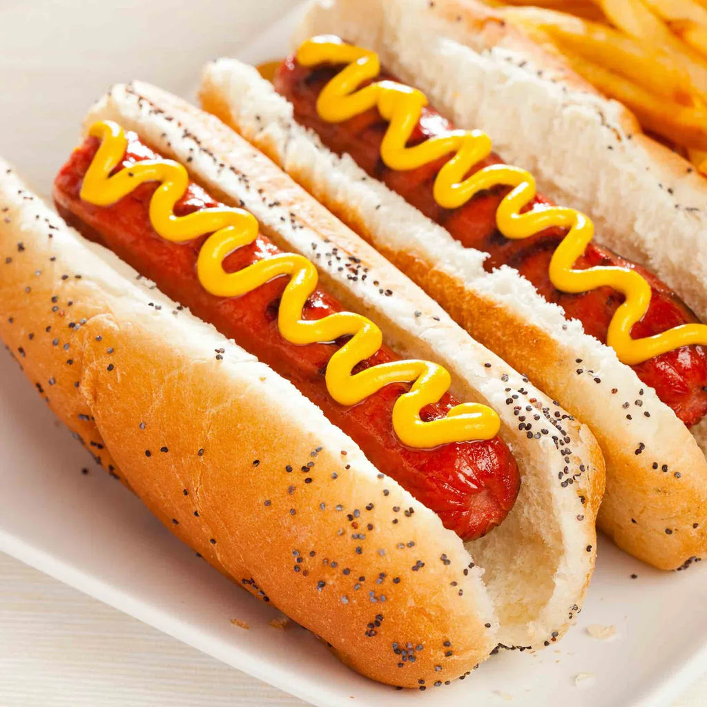 Beef Hot Dogs, 10 Fully Cooked Halal Franks, 1 lb Pack