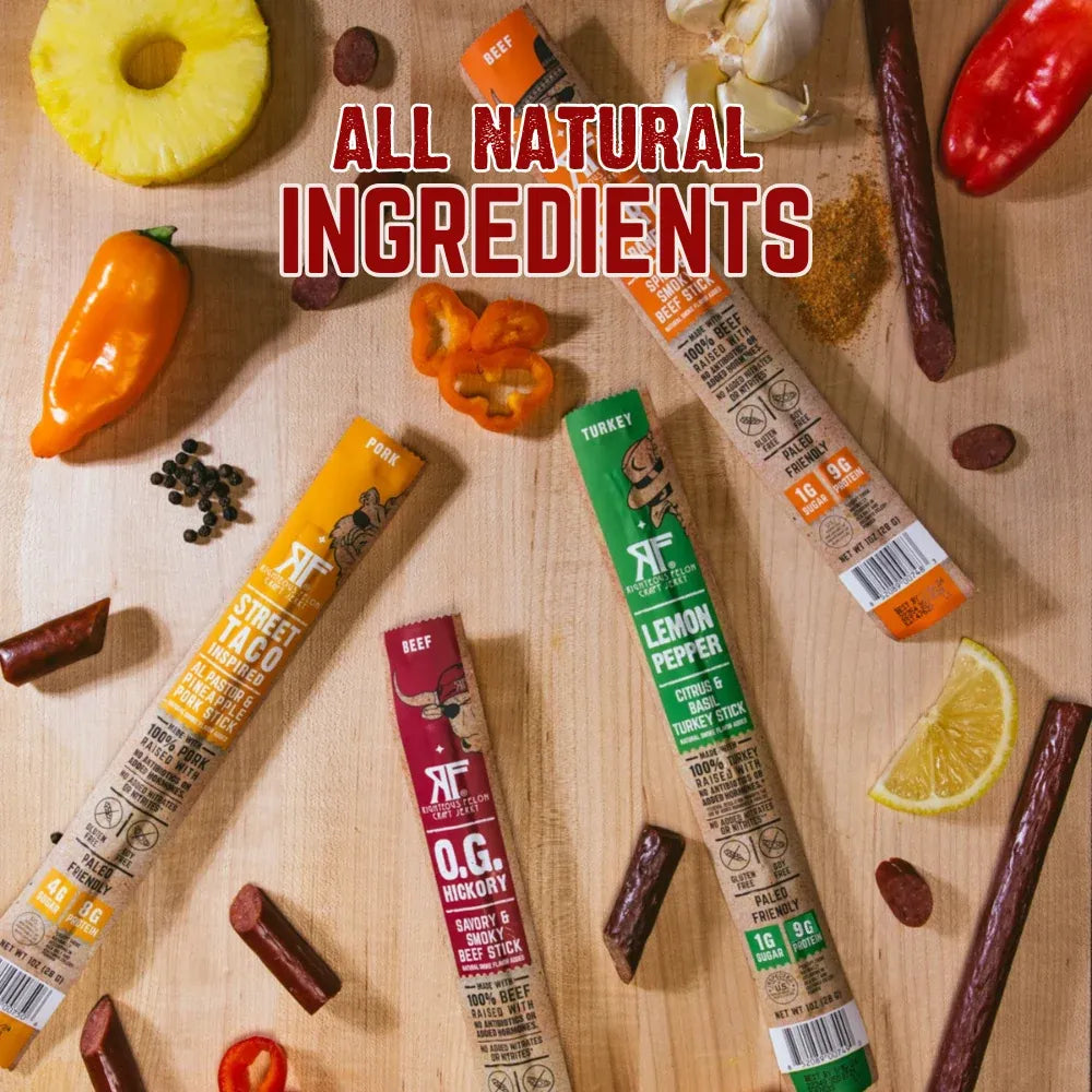 Beef Jerky and Meat Stick Sampler in a 12-Pack