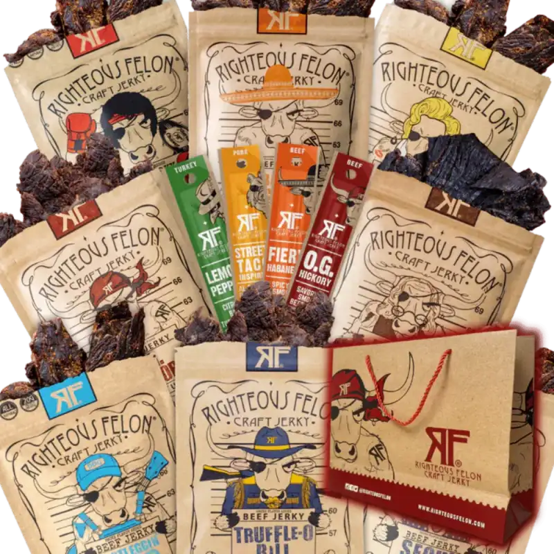 Beef Jerky and Meat Stick Sampler in a 12-Pack