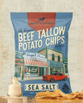 Beef Tallow Potato Chips Fried in Small Batches, Sea Salt