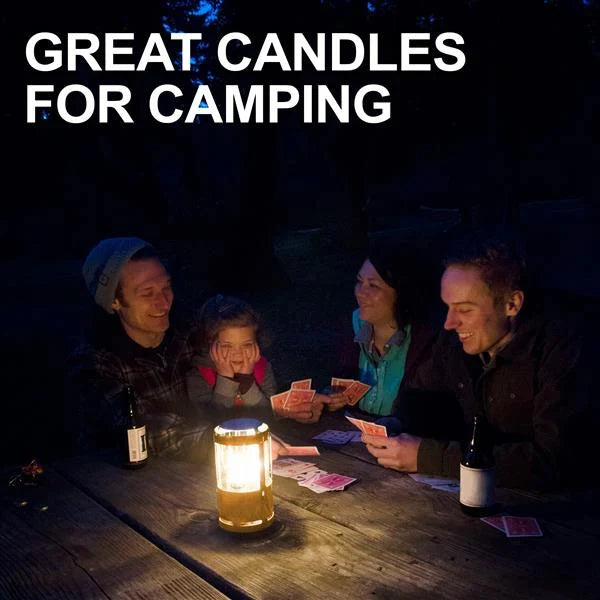 Beeswax Candles 3-Pack with Cotton Wicks and 12–15 Hour Burn Time for Lanterns or Standalone Lighting