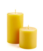 Beeswax Pillar Candle Hand-Poured from 100% Beeswax