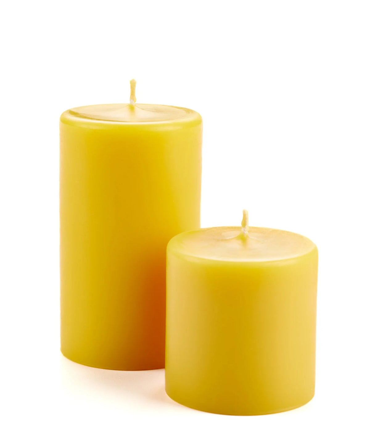 Beeswax Pillar Candle Hand-Poured from 100% Beeswax