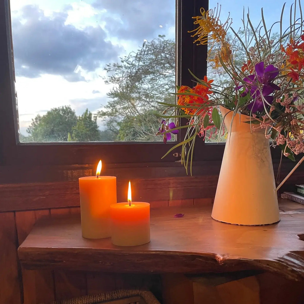 Beeswax Pillar Candle