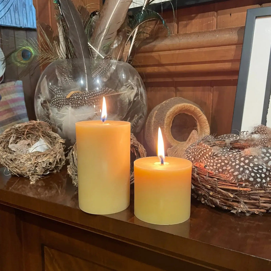 Beeswax Pillar Candle