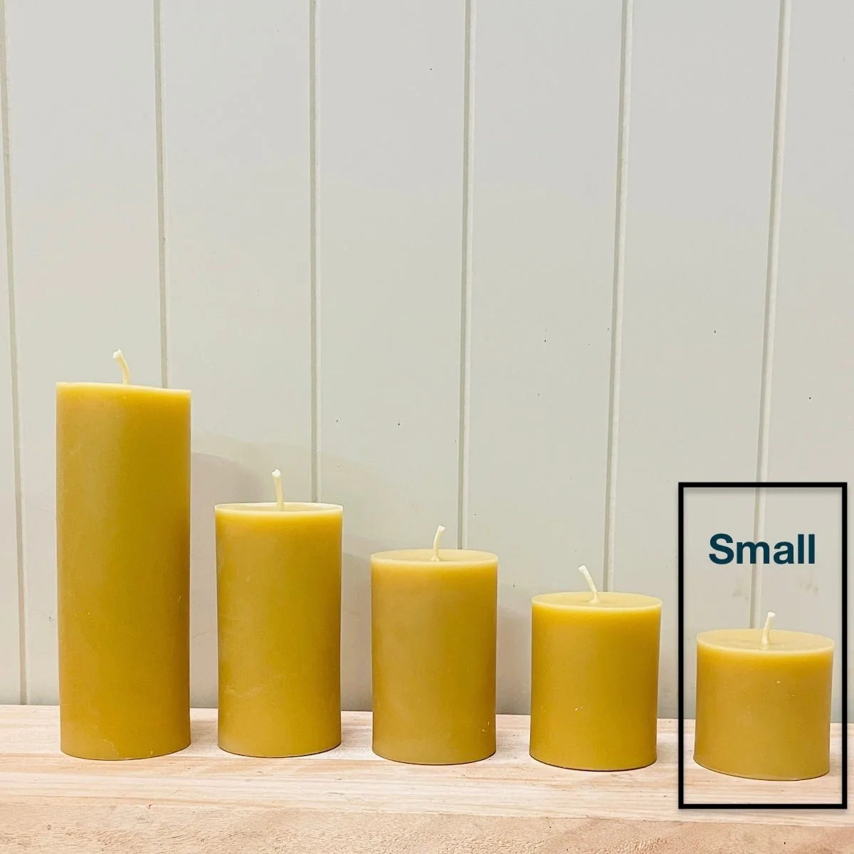 Beeswax Pillar Candle