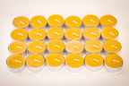 Beeswax Tealight Candles, Hand-Poured in Virginia and Unscented