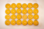 Beeswax Tealight Candles, Hand-Poured in Virginia and Unscented
